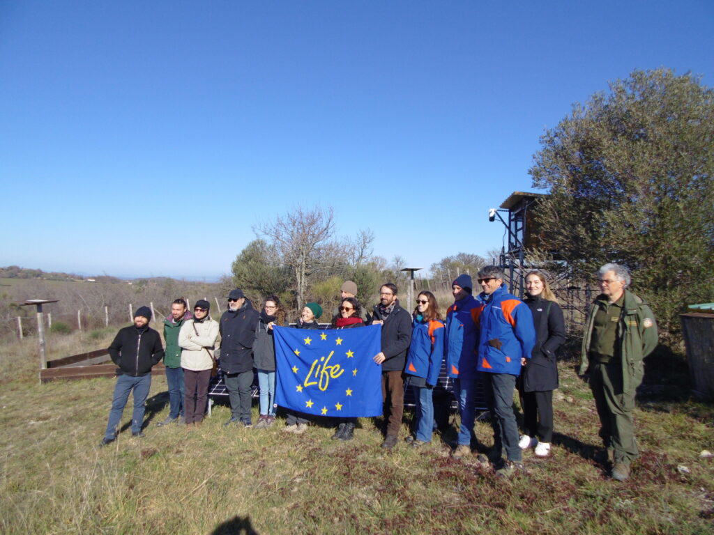 Group photo of LIFE Lanner staff visited by the European Commission and the Ministri of the Environment